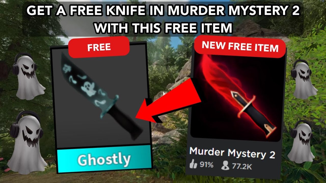 Roblox Murder Mystery 2 Mm2 godlys GHOST BLADE