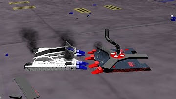 Bloodsport turned this Battlebots challenge into a Scrapyard! - TheDominusIgnis plays Robot Arena 2