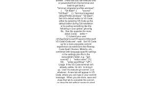 Multiline git commit message in VSCode