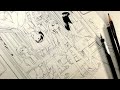 シャーペンで漫画の原稿を描いてみる : Draw MANGA with a mechanical pen