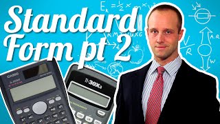 Standard Form pt 2 - GCSE IGCSE 9-1 Maths For Science - Succeed In Your GCSE and IGCSE