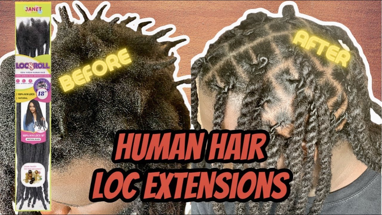 How To Install Loc Extensions | Virgin Human Hair | Janet Collection Loc &  Roll | MissUniqueBeautii - YouTube