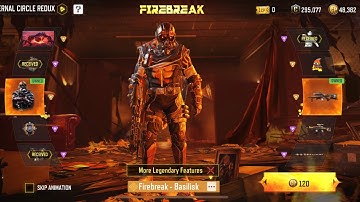 *NEW* Infernal Circle Draw | Firebreak "Basilisk" & D13 Sector "Steam Shredder" Unlocked! | CODM