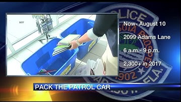 WWSB: Help Sarasota Police ‘Pack the Patrol Car’ with School Supplies