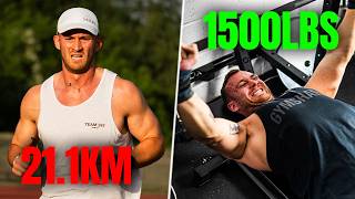 I Attempted A 1,500lb Total & Sub-90 Half Marathon (In The Same Day)