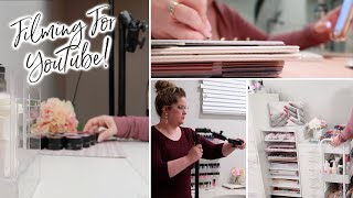 Filming Nail Videos For YouTube! | 2020 Goal Planning | Behind The Scenes in The Nail Studio Vlog