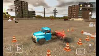 Russian car driver zil 130 00:20 gold trophy 00:25 sliver trophy 00:30 bronze trophy 