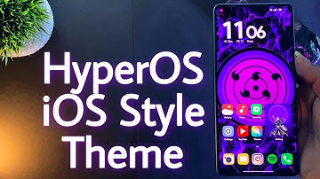 HyperOS iOS Style Theme For Any Xiaomi Devices | New Anime System Ui | #hyperos #ios