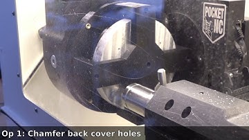 moteus servo mk2: Back housing machining