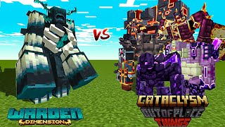 mutant warden vs l ender catalyst mobs (boss battle)