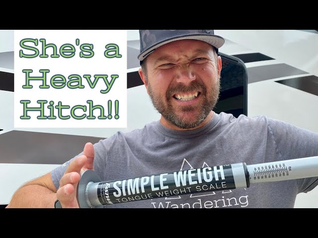 SIMPLE WEIGH™ Tongue Scale, Fastway Trailer