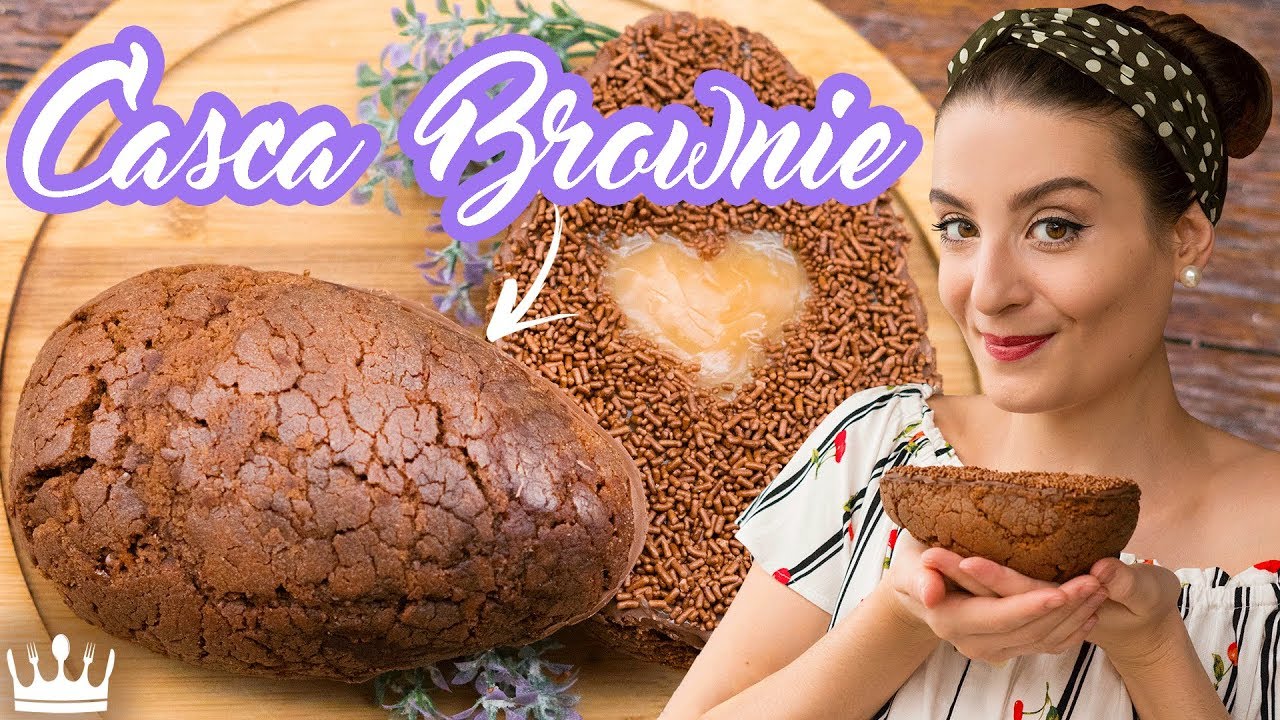 OVO COM CASCA DE BROWNIE - Tendência Páscoa 2019 - Como fazer - Cozinha do Bom Gosto - Gabi Rossi