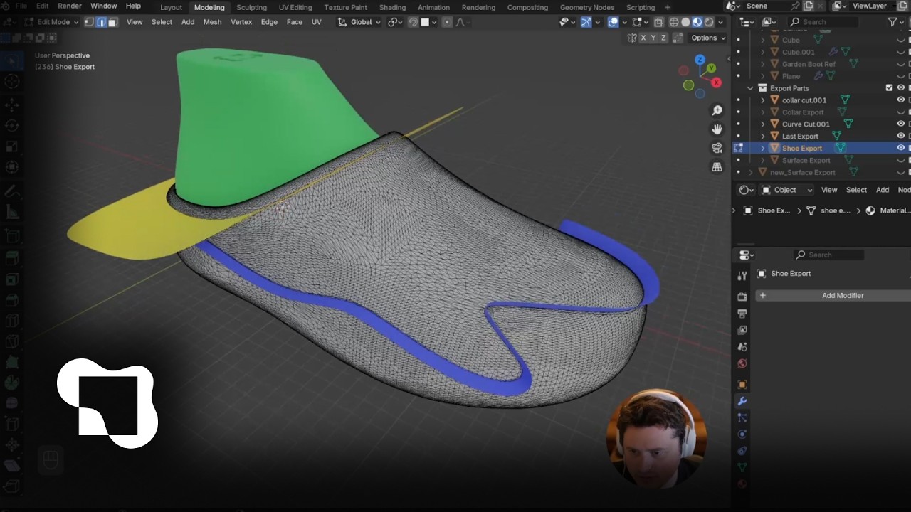 Collar and Surface Autocheck in Blender