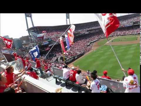 広島東洋カープ　5月5日の試合前1-9応援歌20150505マツダスタジアム