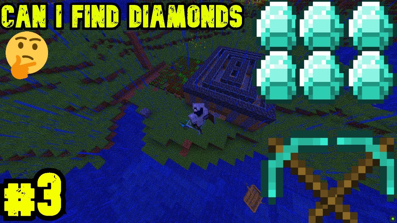 CAN I FIND DIAMONDS IN SECRET CAVES | MINECRAFT GAMEPLAY #3 - YouTube
