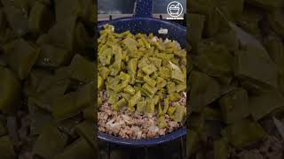 Carne molida con nopales