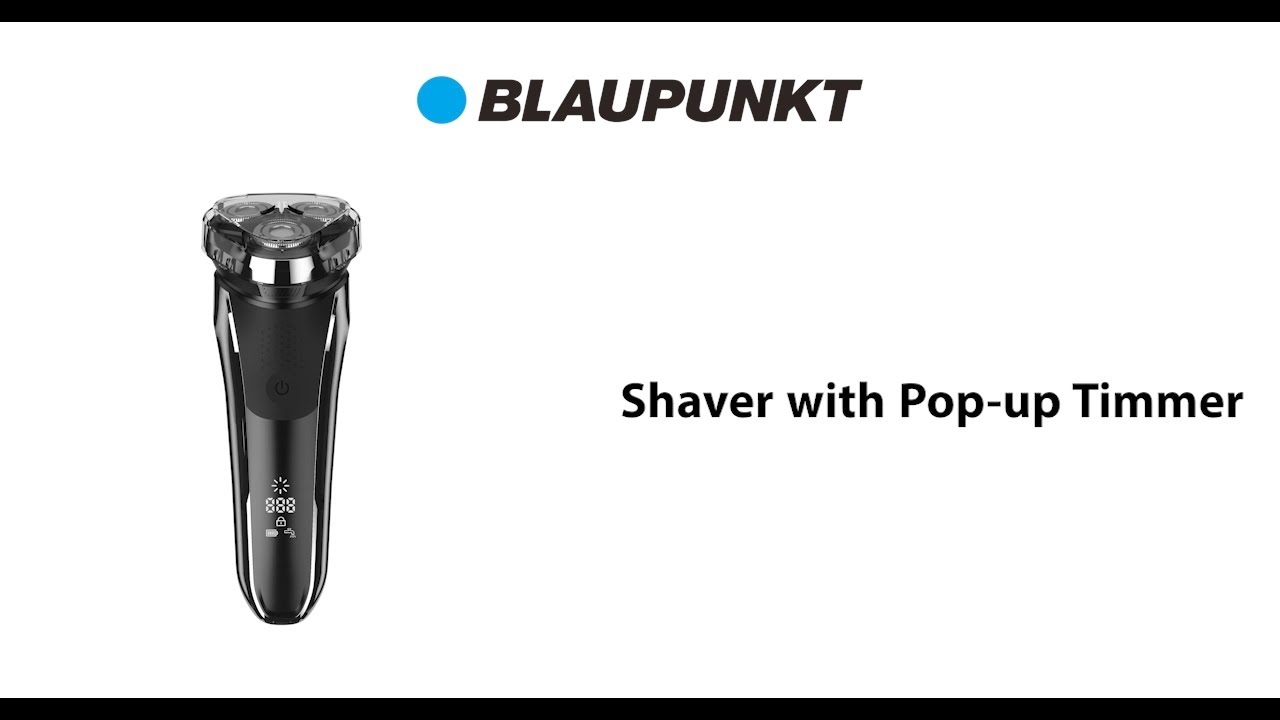 Blaupunkt Men's Shaver with Pop-up Trimmer