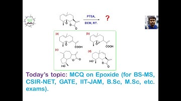 MCQ on Epoxide with Lactone and acid: For BSMS, IIT-JEE, NEET, CSIR-NET, GATE, IIT-JAM etc. exams.