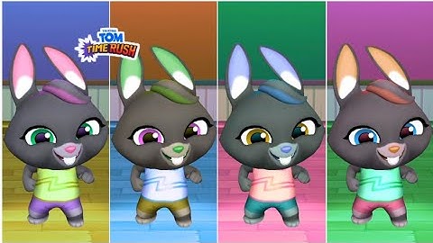 Talking Tom Time Rush - Talking Becca - 4x Colour Reactions - Game Of Fame Gameplay (Android,iOS)