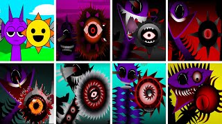 Incredibox - Sprunki But Mix Mr. Sun And Durple In All Different Mods All Phase 1-6 Vs Phase 7-8-22