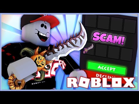 Murder Mystery 2 Trolling I Scammed For A Godly Knife Roblox - so this noob scammed me for my corrupt roblox mm2