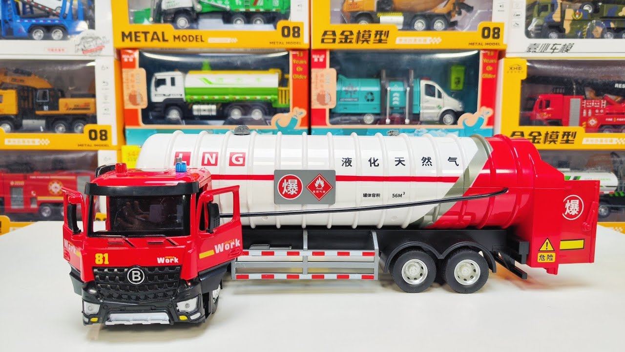 🚛 Toy ASMR | Satisfying Fuel Tanker Truck Miniature Unboxing | Review Toys