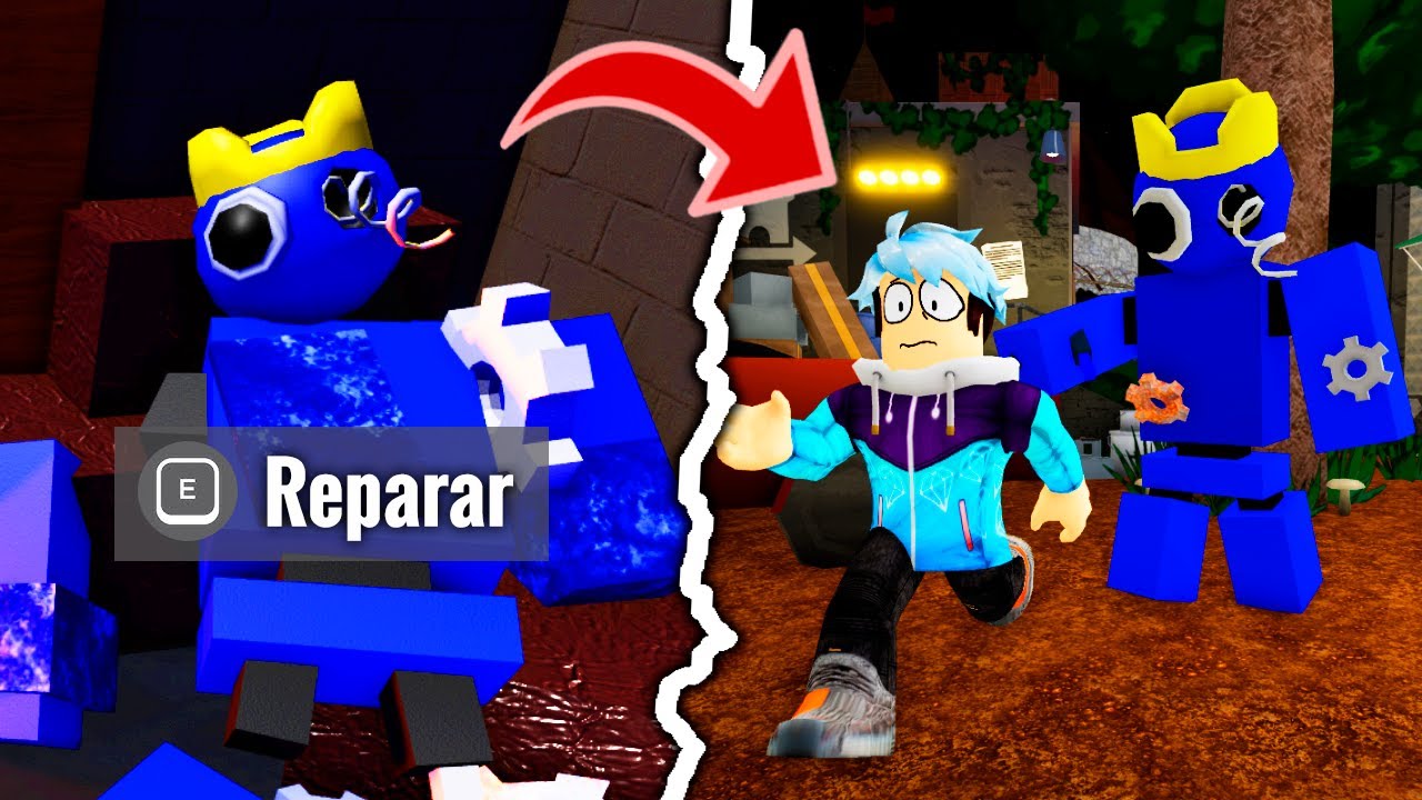 ¿qué pasa si REPARAMOS EL ROBOT DE BLUE? *CUIDADO!* 😔