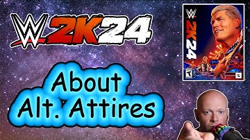 WWE 2K24 ● How To Set Alt. Attires As Default And Rename Them