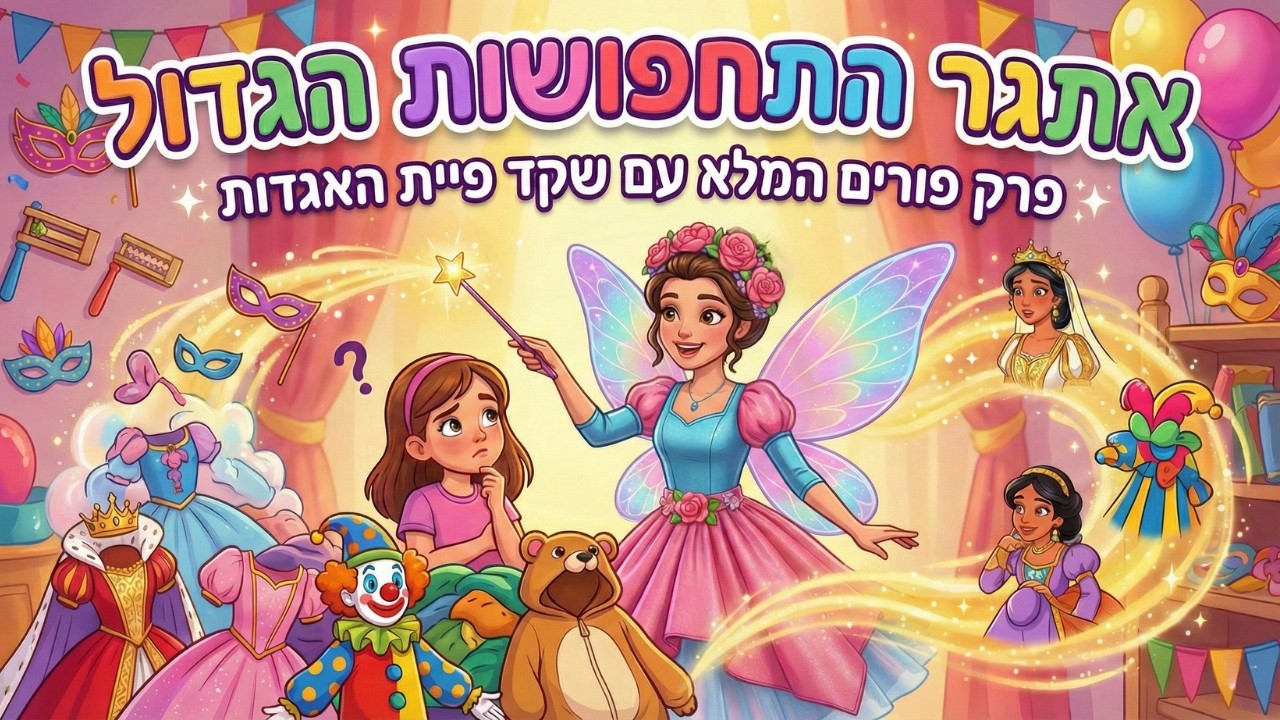 אתגר התחפושות הגדול!  פרק פורים המלא עם שקד פיית האגדות