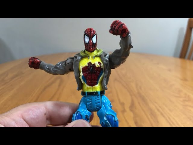 ToyBiz 1999 Spider Racer RC 1/18 スパイダーマン Spider Power Street Warrior Spider-Man Toybiz 1999 Figure Review