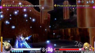 Dissidia Final Fantasy: Cloud lv100(NO equip/accessory/summon) vs. Zidane lv105(max difficulty)