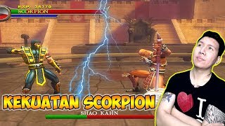 Scorpion Melawan Shao Kahn Mortal Kombat Shaolin Monks