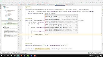 Youtube Channel App PART 08 (Video Fragment)