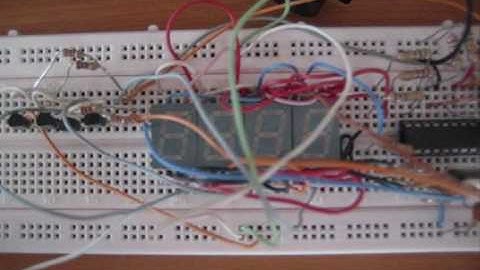 PIC16f84A - Digital clock