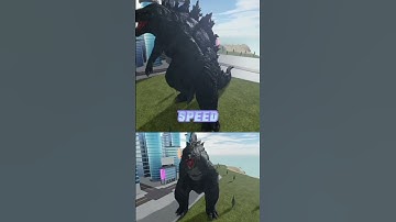 Kaiju universe 1v1 Godzilla 2021 vs Godzilla 2014 #roblox #kaijuuniverse #shorts