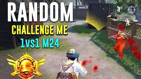 Random Conqueror Pro Player😧 call me Noob 😭and Challenge 1v1 M24 TDM || Noob Prank with Randoms ||