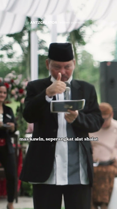 Gini jadinya kalo pengantin receh ketemu pak Anas🤣