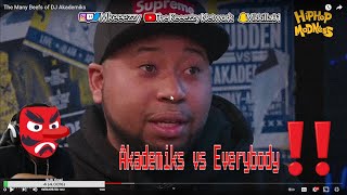 [Keeezzy Reacts to the many beefs of DJ akademiks