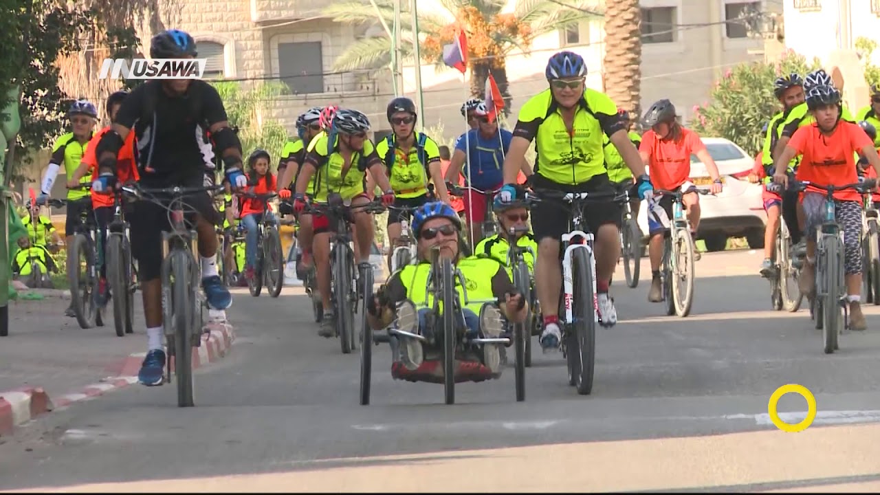 تقرير - مهرجان الدراجات الهوائية في عيلوط - وجدي عودة -  صباحنا غير- 23.10.2017 - مساواة