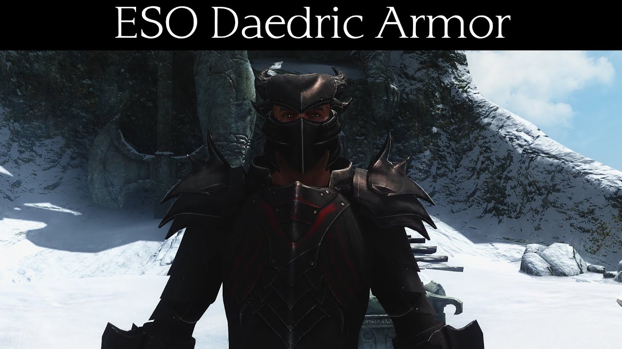 Skyrim Armor Mod: ESO Daedrc Armor by NewerMind43