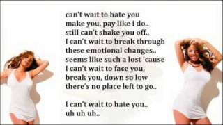 H.A.T.E. U. by Mariah Carey with LYRICS 2010