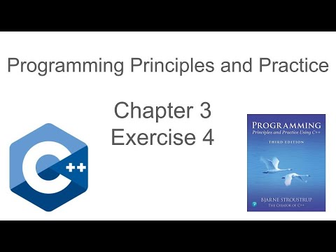 Programming Principles and Practice - Chapter 3 Exercise 4 - YouTube