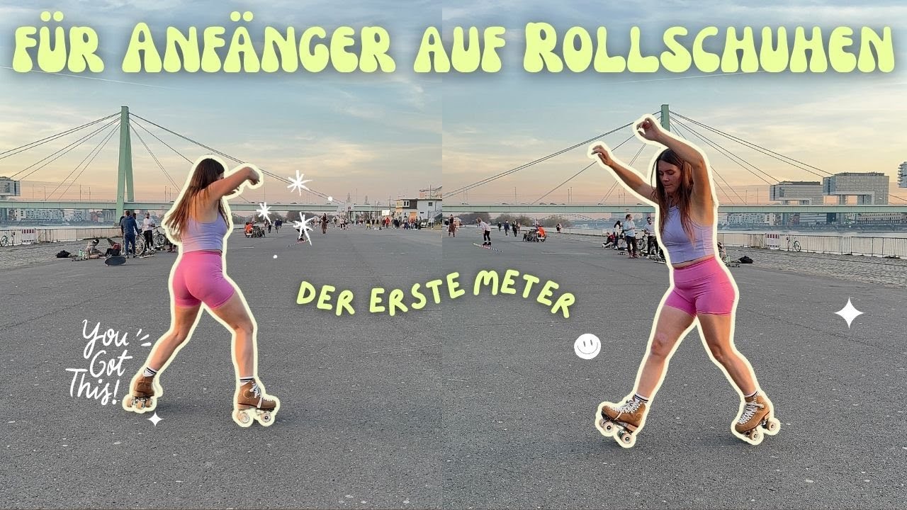 Rollschuhe fahren lernen: Die ersten Basics für Anfänger (Slalom, Crossover & mehr)