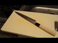 関孫六のやなぎ包丁で魚を切る動画（カツオのたたきとマグロ）