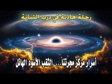 خفايا مركز المجرة الثقب الأسود الهائل رحلة هادئة في درب التبانة