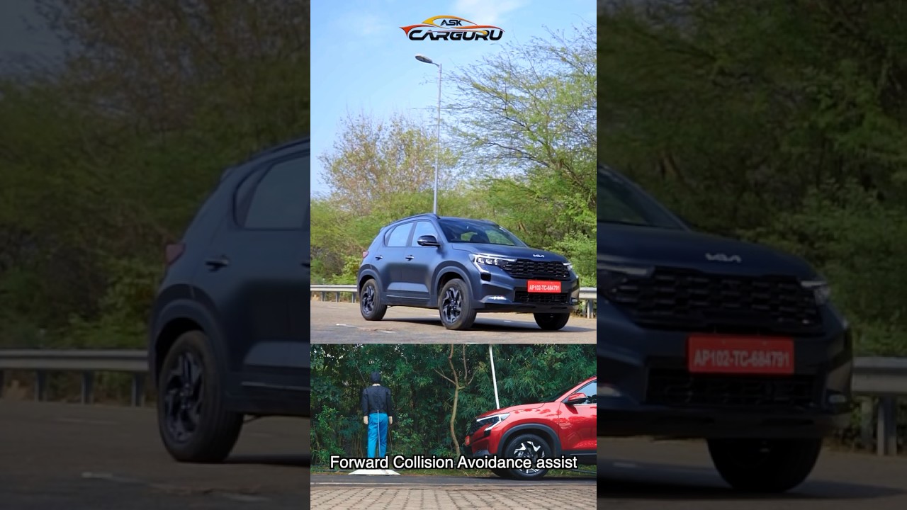 Most important ADAS Safety features in kia Sonet 🔥 Ask CARGURU