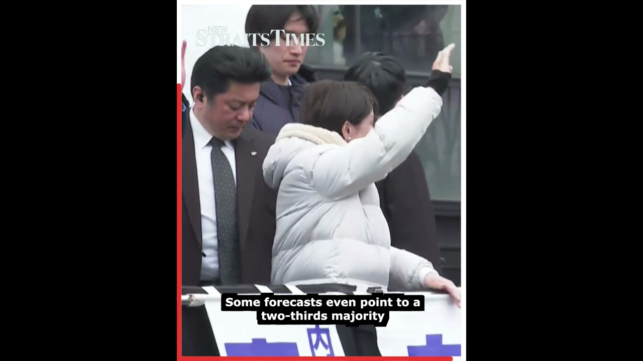 Takaichi tipped for big win as Japan votes