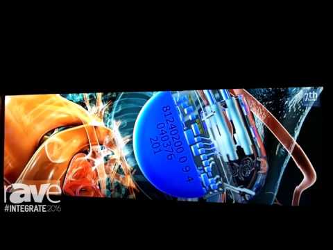 Integrate 2016: Sony Demos VPL-GTZ270 Laser Phosphor Projector in Edge Blended Application