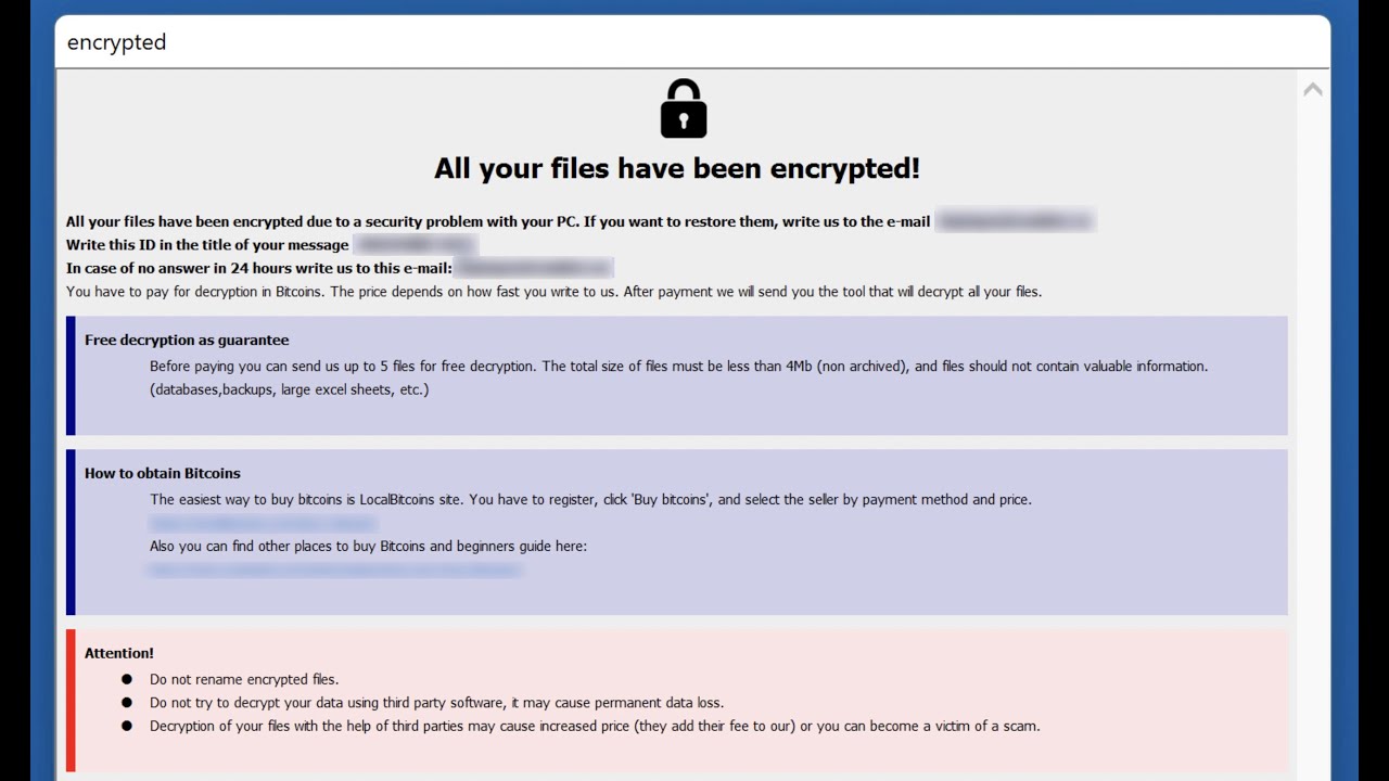 Rançongiciel Lucky - Décryptage, suppression et récupération des fichiers  perdus (mis à jour)