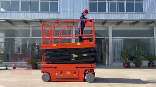 SelfPropelled Scissor Lift integrating high efficiency, safety and intelligence